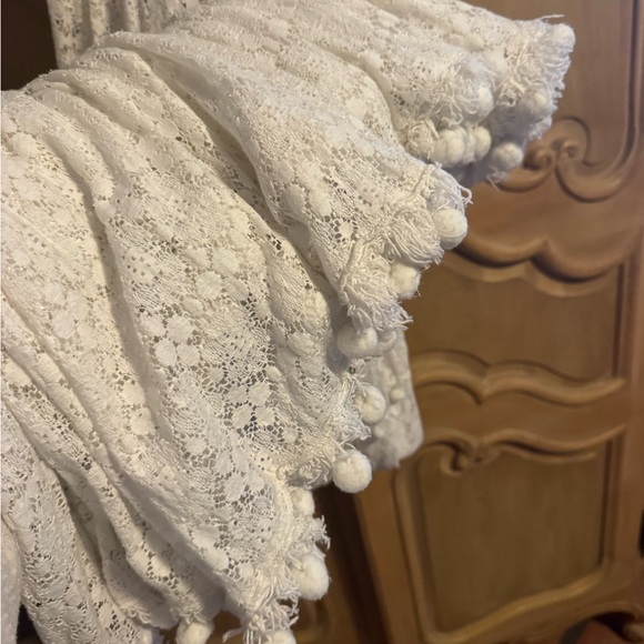 Chic Ivory Lace Maxi Dress - Picture 5 of 8